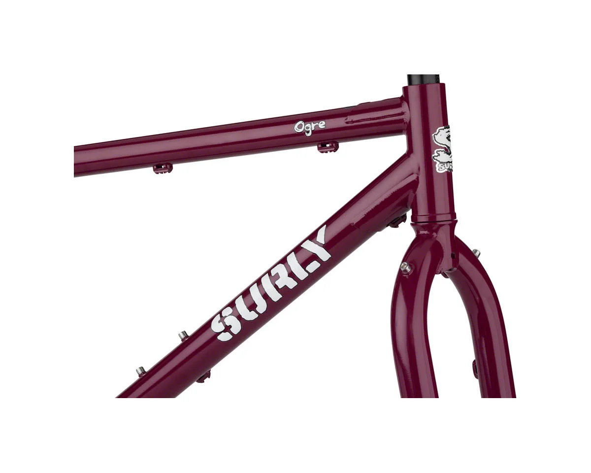 Surly Ogre 29" Steel Frameset (Fermented Plum) (L) - view 2